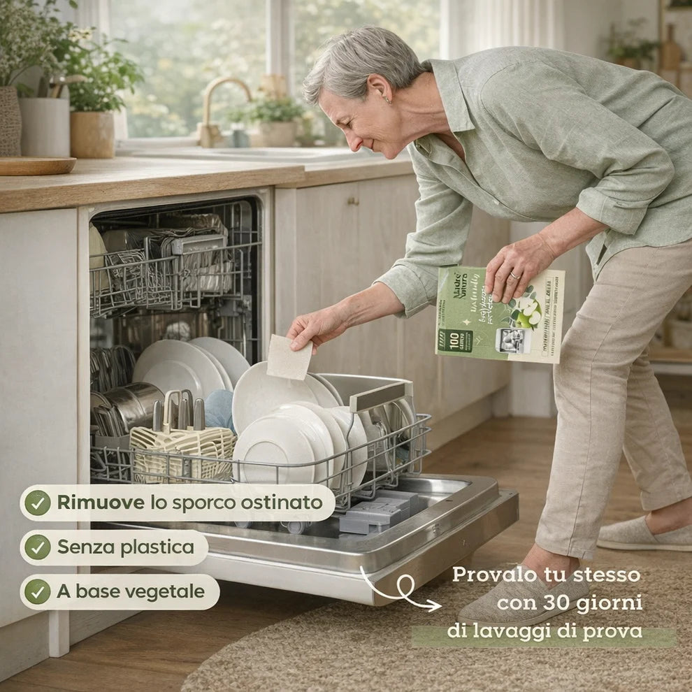 MadreNatura™ | Fogli Detergenti Ecologici per Lavastoviglie